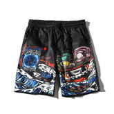 Angry Ramen Waterproof Beach Shorts